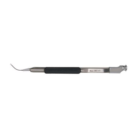 Fine 22GA Irrigating Capsulorrhexis Forceps, 1.1mm Incision