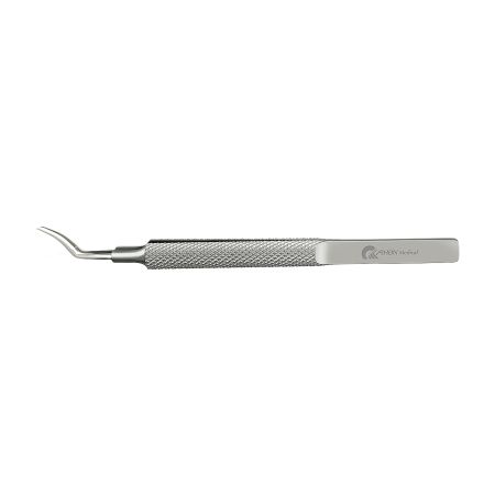 Short Capsulorrhexis Fcps, Formed Sharp Tip, Rnd Hdl