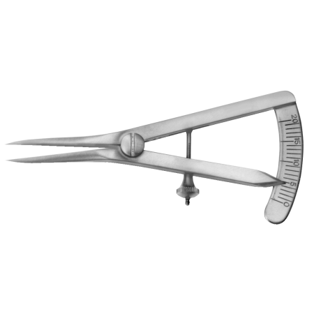 Castroviejo Straight Caliper, Curved
