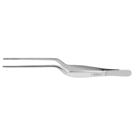 Bayonet Dressing Forceps Serrated
