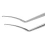 Tjia-Akahoshi Capsulorhexis Forceps with Round Handle & Laser Lines