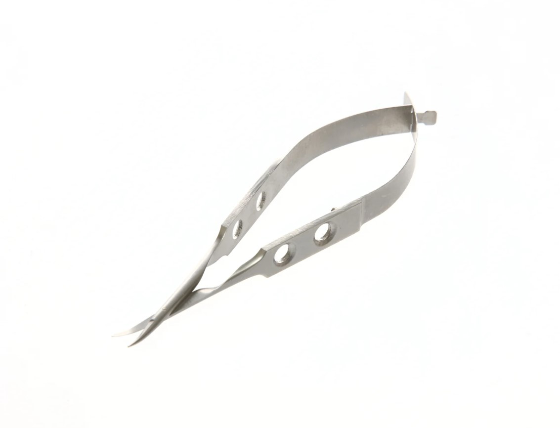 Vannas Scissors Curved 90mm