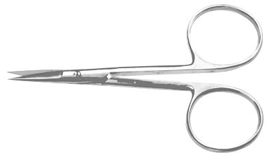 Eye Scissors, Large Rings, Angled