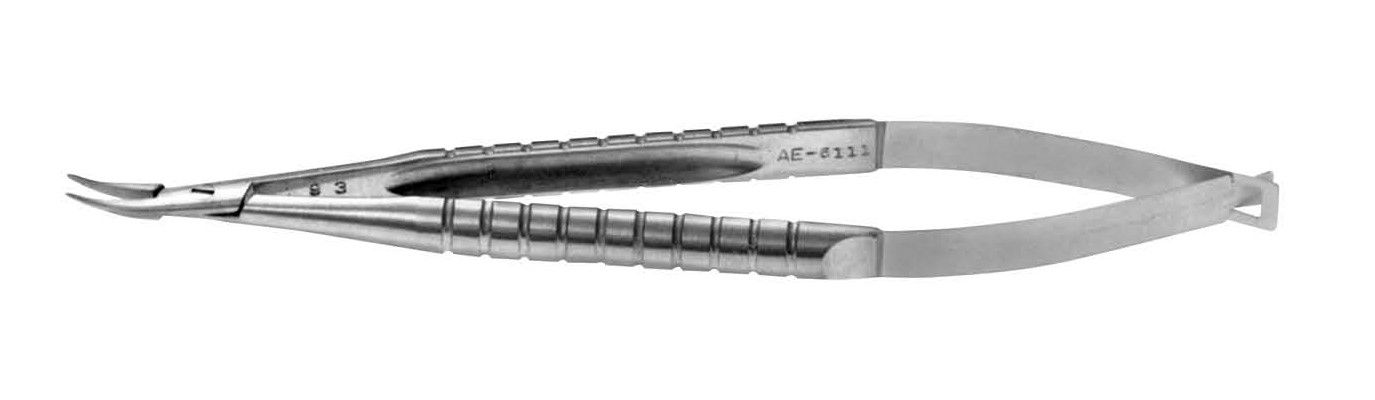 Barraquer Needle Holder, Short, Curved