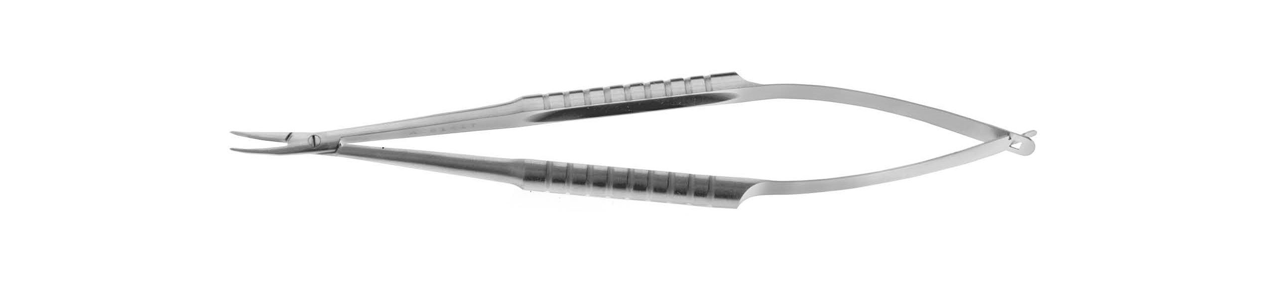 Barraquer Needle Holder, Delicate, Curved with Lock