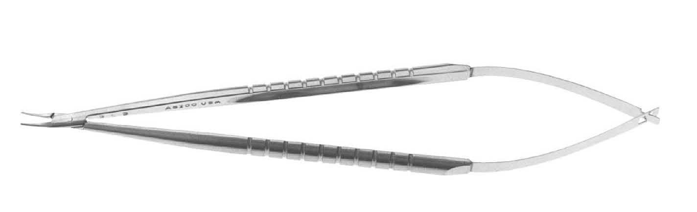 ASICO Needle Holder, Extra Delicate, Curved with Lock