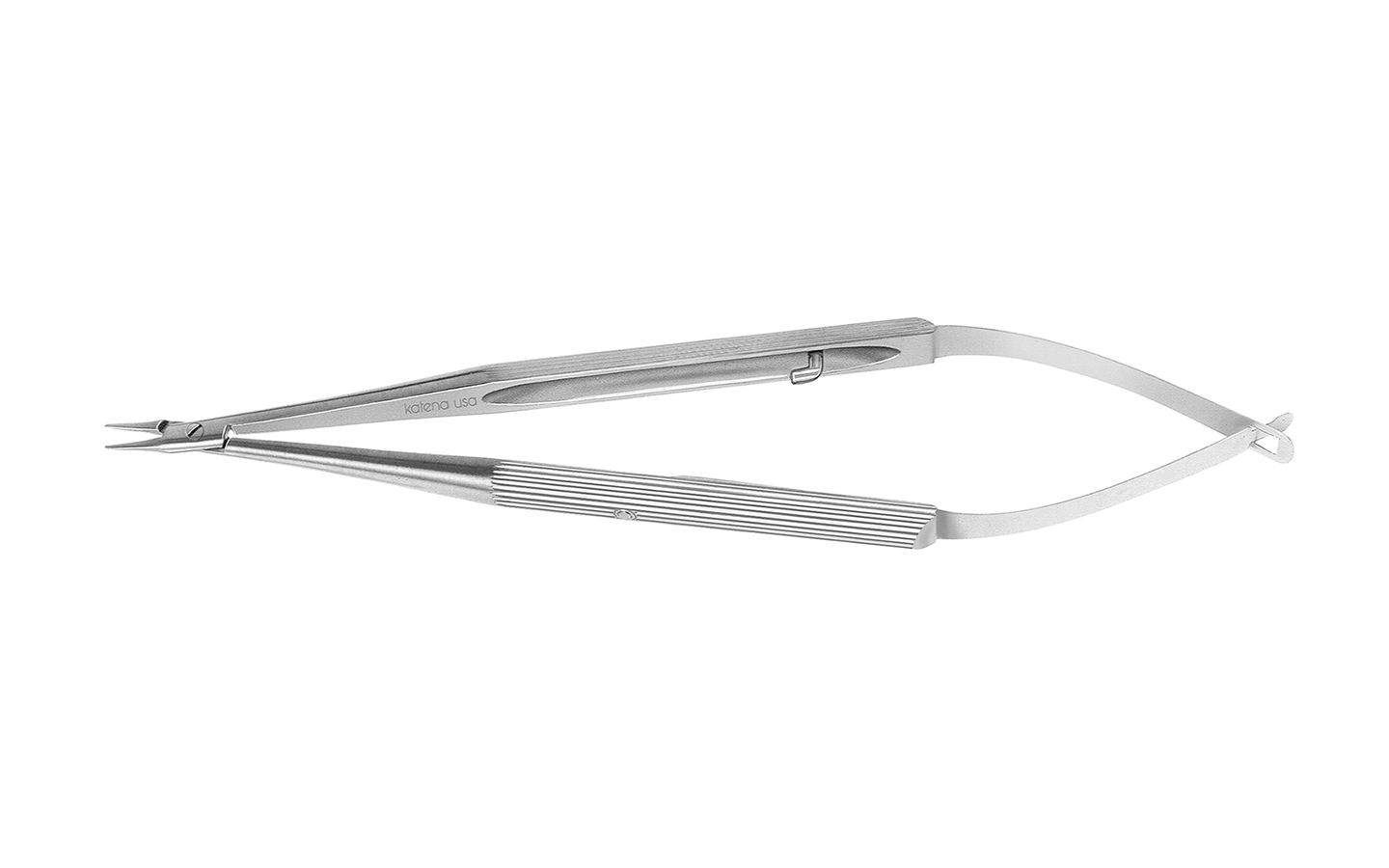 Micro Needle Holder Straight W/ Lock Titanium